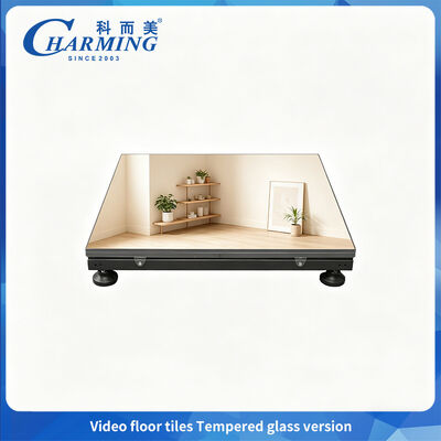 مونتاژ و جداسازی کابینت سریع P2.6 پوشش شیشه ای LED کف رقص