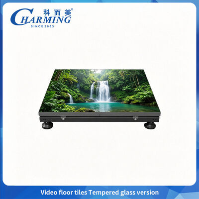 1500CD/㎡ روشنایی P2.6 صفحه نمایش LED کف رقص ساختار جدید برای تعمیر و نگهداری آسان