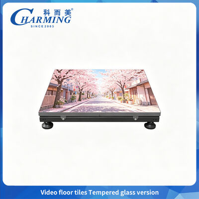7680Hz Tempered Glass Cover and Potting Process Dance Floor Wear-resistant for Wedding