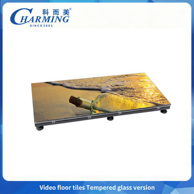 65536قطعه / متر مربع صفحه نمایش LED زمین رقص P3.91 با شیشه گرم نسخه 14-16 بیت سطح خاکستری