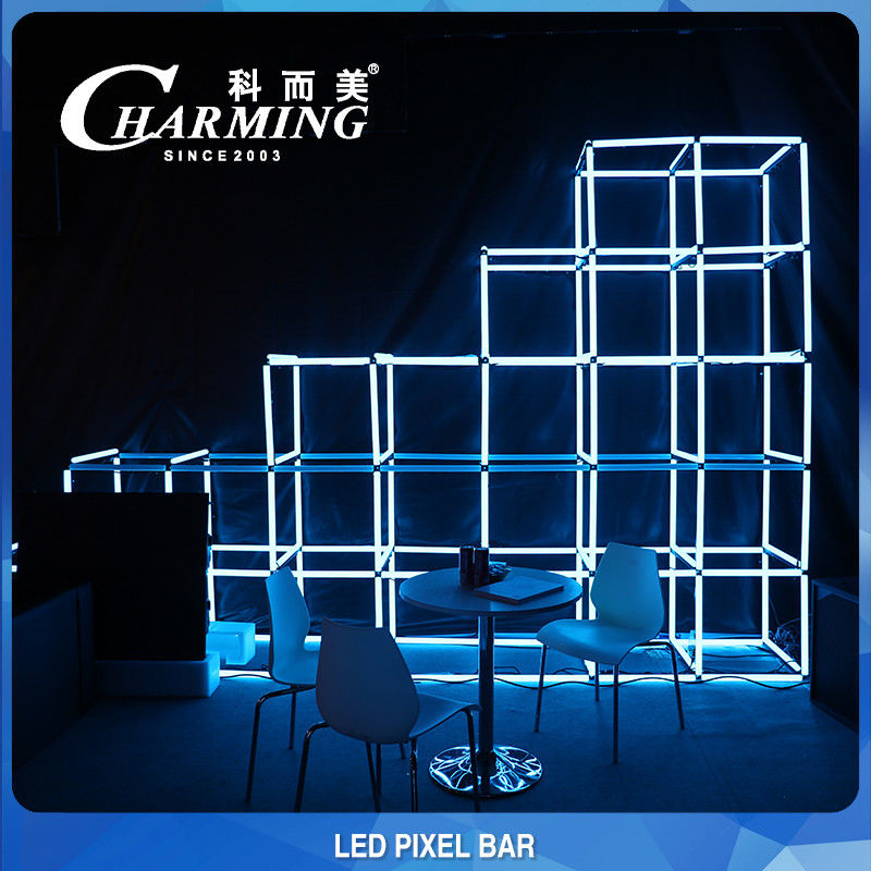 چراغ لوله LED کنترل مستقل پیکسل در فضای باز ضد آب برای سیگنال DMX اجاره ای