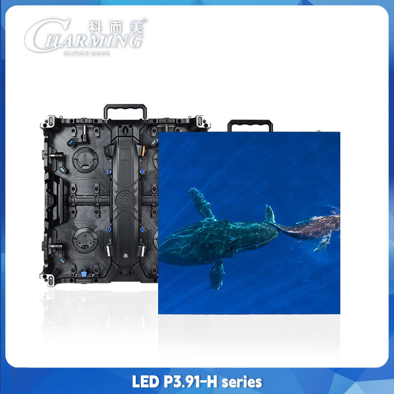 صفحه نمایش LED اجاره ای در فضای باز آلیاژ آلومینیوم P3.91 دیواری ویدیویی LED تمام رنگی