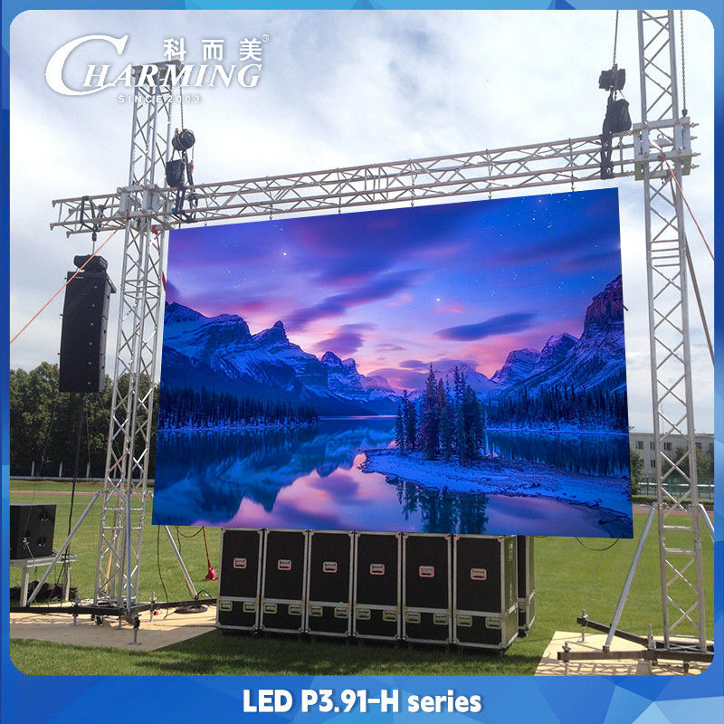 صفحه نمایش تصویری دیواری LED بیرونی P3.91 H Series 3840Hz 1/16 Scan