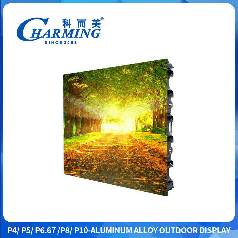 SMD2525 Kinetic LED Screen P4 Street نصب شده 960x960mm LED Display Screen با طول عمر 100000 ساعت