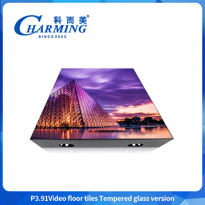 در داخل و خارج از خانه 500*500mm کابینت پانل ماژول بوردها صفحه نمایش دیگر 3840HZ تجهیزات تبلیغاتی زمین رقص صفحه نمایش LED