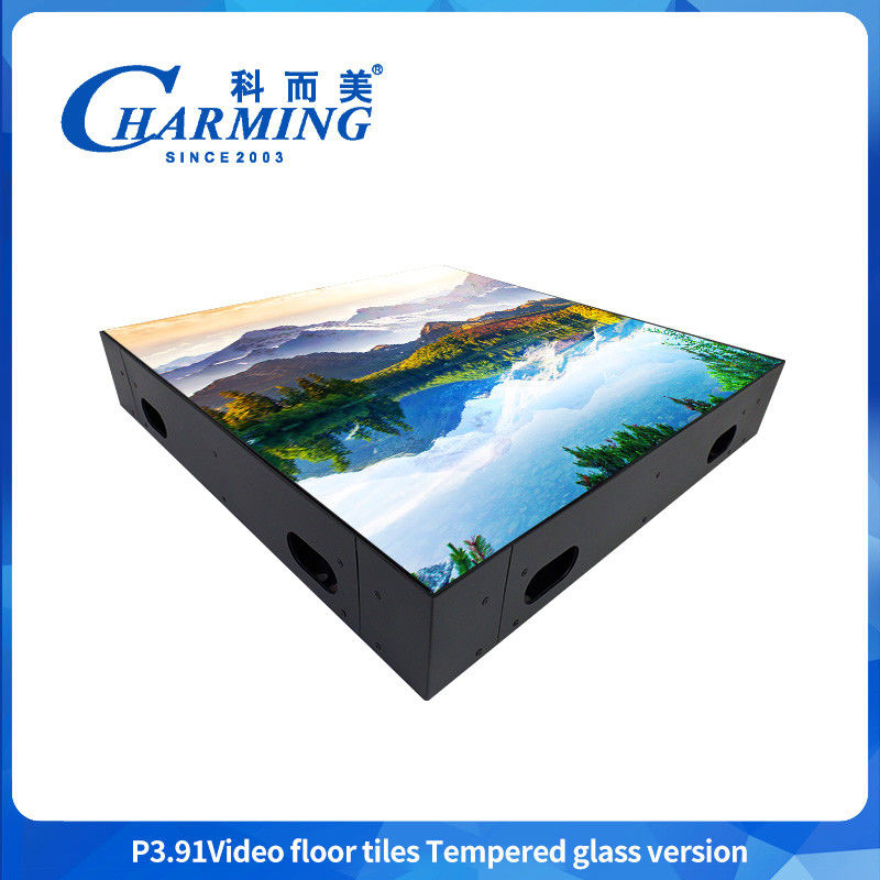 500x500MM GOB P3.91 Led Indoor Dance Floor IP65 ضد آب LED Display HD ویدیوی سکسی برای رویداد