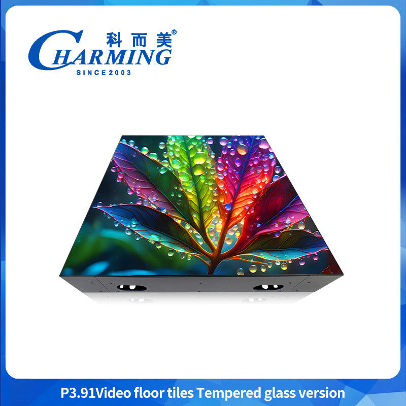 3840 هرتز نرخ تازه شدن بالا ضد آب صفحه نمایش LED hd ویدیوی سکسی P3.91 صفحه نمایش LED رقص طبقه نور جشن عروسی