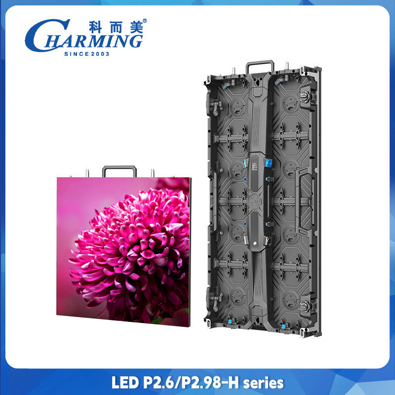 ال ای دی P2.6 اجاره در فضای باز کامل رنگ ویدیو دیوار LED نمایش صفحه نمایش ویدیو LED برای فعالیت های کنسرت صحنه رویداد