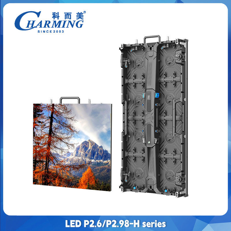 صفحه نمایش LED بیرونی دیوار P2.6 P3.91 P4.81 رنگ کامل اجاره LED نمایش 500x500mm 500x1000mm