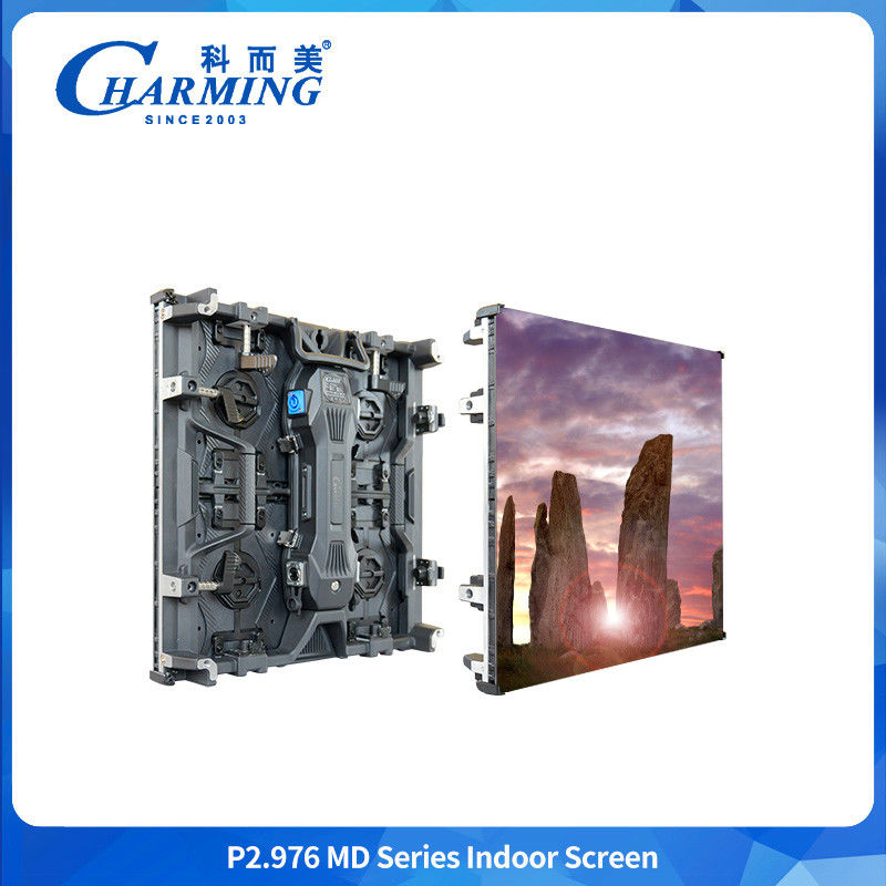 صفحه نمایش انعطاف پذیر LED صفحه نمایش منحنی داخلی P2.98 MD سری 7680HZ LED Video Wall