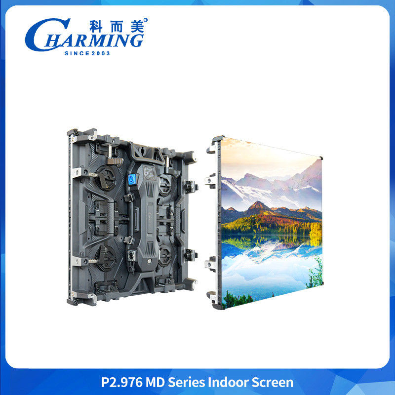 صفحه نمایش انعطاف پذیر LED صفحه نمایش منحنی داخلی P2.98 MD سری 7680HZ LED Video Wall