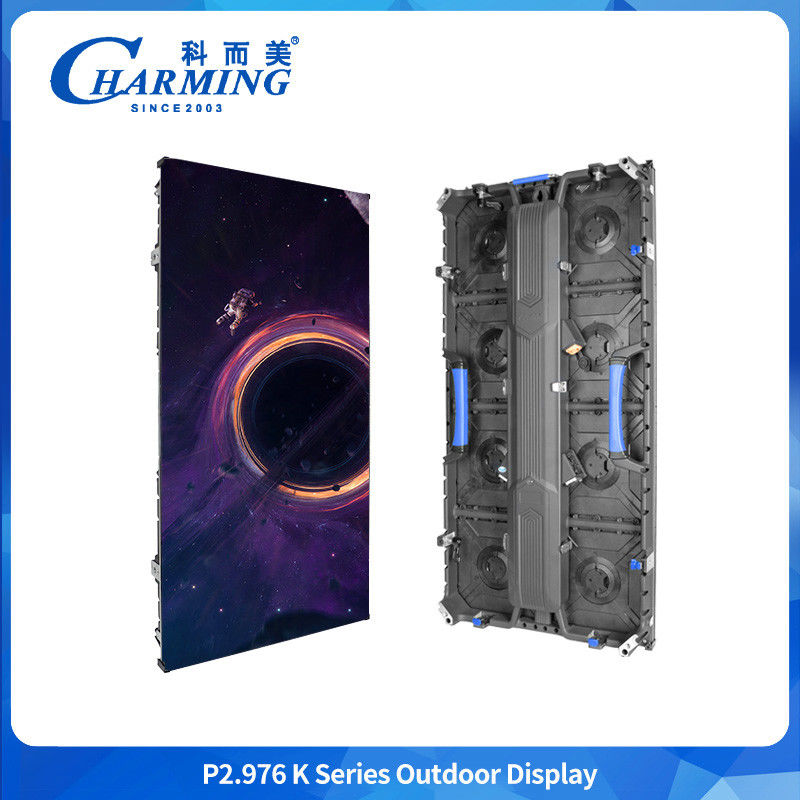 دمای سخت کار -20°C-60°C P2.976 K RGB رنگ LED نشان صفحه نمایش دیوار LED با نرخ تجدید بالا