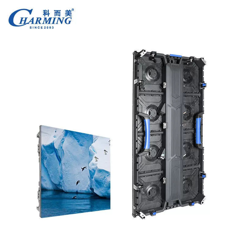 P2.6 در داخل اجاره صفحه نمایش LED 7680hz LedWall Display 500 * 500mm فست فود در داخل LED