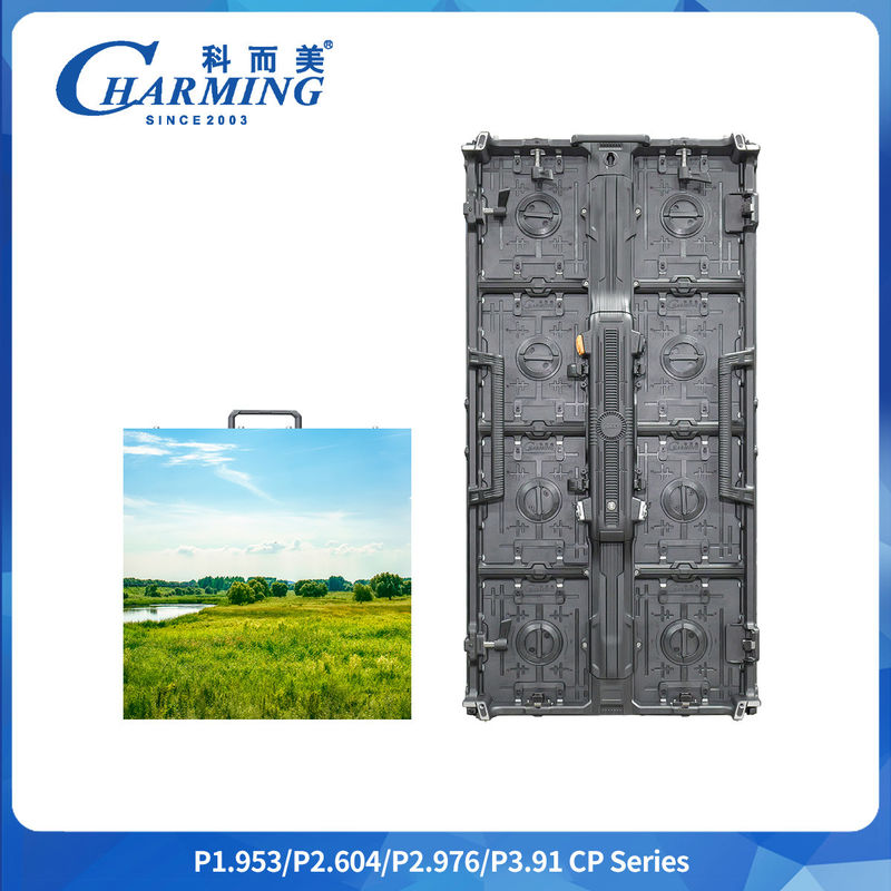جعبه آلومینیوم آلیاژ P2.6/2.98/3.91 منحنی؛ انعطاف پذیر 7680Hz سری CP LED Video Wall