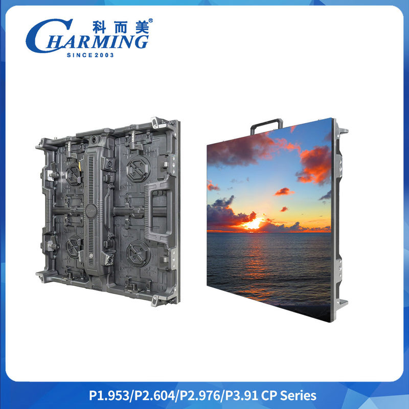 P2.6-P3.91 صفحه نمایش LED بیرونی و داخلی 500*500mm/500*1000mm 7KG/14KG 400W نصب آسان نمایشگر اجاره عملکرد LED