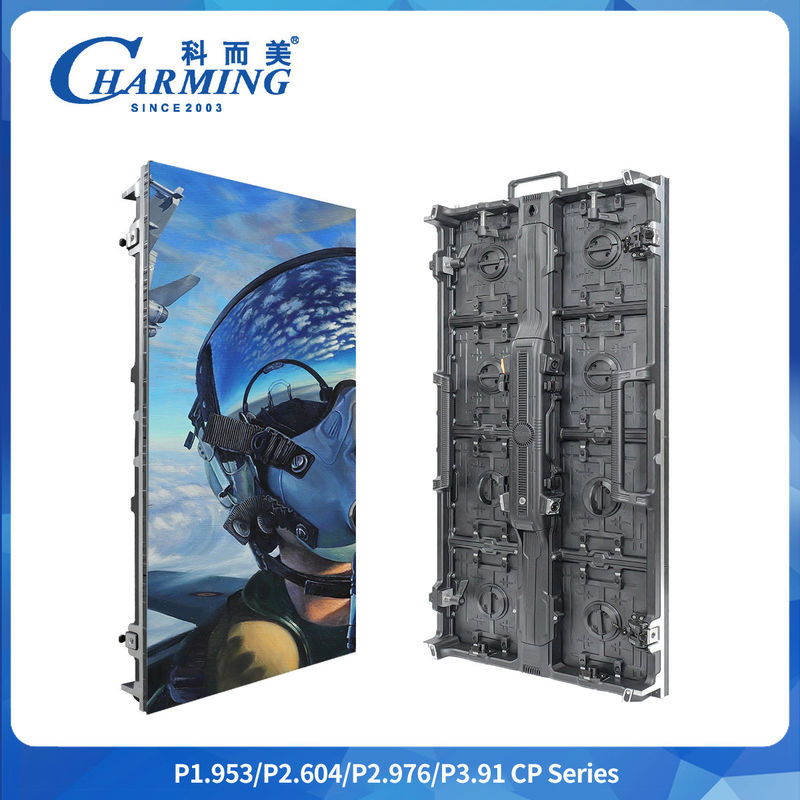 سری CP P3.91 Curved Regula Flexible Screen 8K HD LED 1/16 اسکن های تبلیغاتی در فضای باز LED Video Wall تنظیم شکل خاص