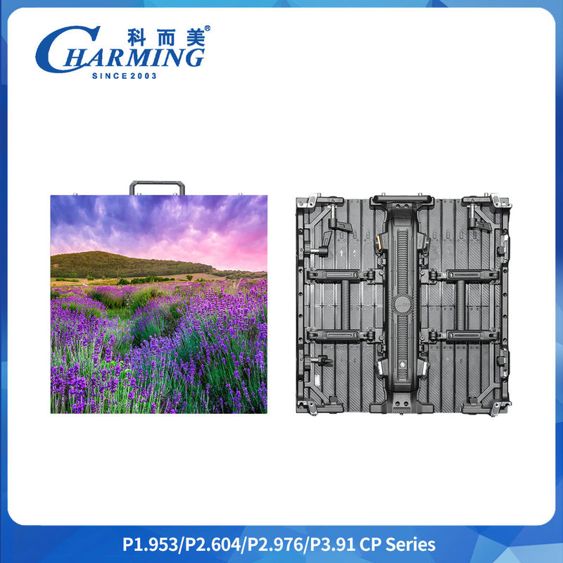 P2.6-3.91 نصب قاب کیل پشتیبان 500*500/1000*84mm هر شکل IP65 SMD1921 صفحه نمایش اجاره خارجی