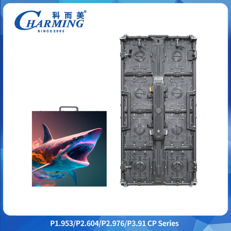 جعبه آلومینیوم آلیاژ P2.6/2.98/3.91 سری CP دیواری ویدئویی LED در فضای باز با موقعیت گیری توپ بهار