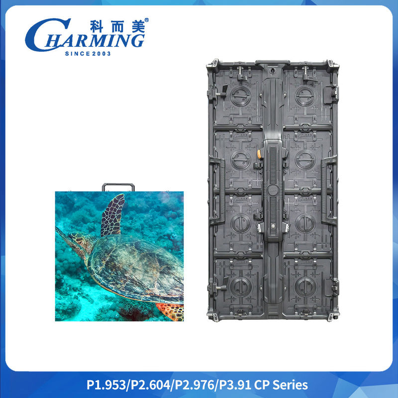 جابه جایی شکل ویژه P2.6/2.98/3.91 سری CP دیواری ویدئویی LED خارجی با سوکت هواپیمایی قدرت