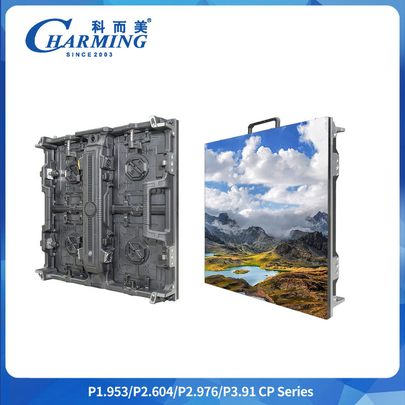 P2.9mm پانل رنگی کامل LED پشت پرده منحنی داخلی کابینت آلومینیوم LED صفحه نمایش برای تبلیغات