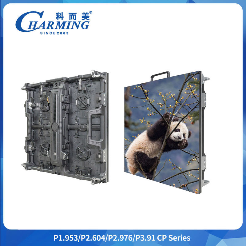 IP65 P3.91mm دیوار ویدئویی LED بیرونی 65536قطعه / متر مربع جعبه آلومینیوم 500x500mm/500x1000mm صفحه نمایش ویدئویی LED برای لوح تبلیغاتی و اجاره کنسرت