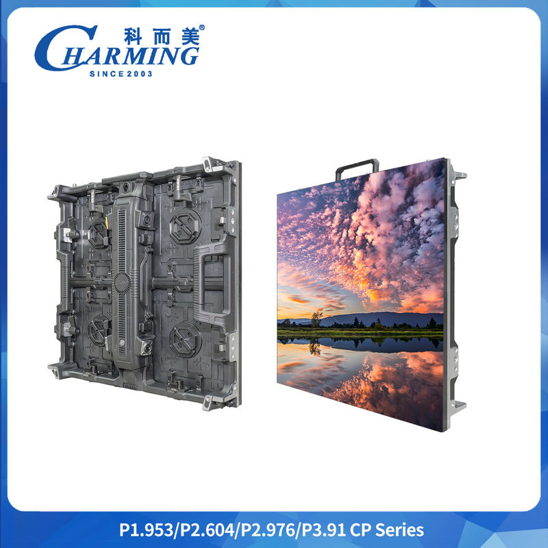 2.6-3.91MM قوس مستطیل 16 اسکن RGB ماژولار 3d ویدئو دیوار اجاره صفحه نمایش LED در خارج از خانه برای نشانه های LED صفحه تبلیغاتی سفارشی