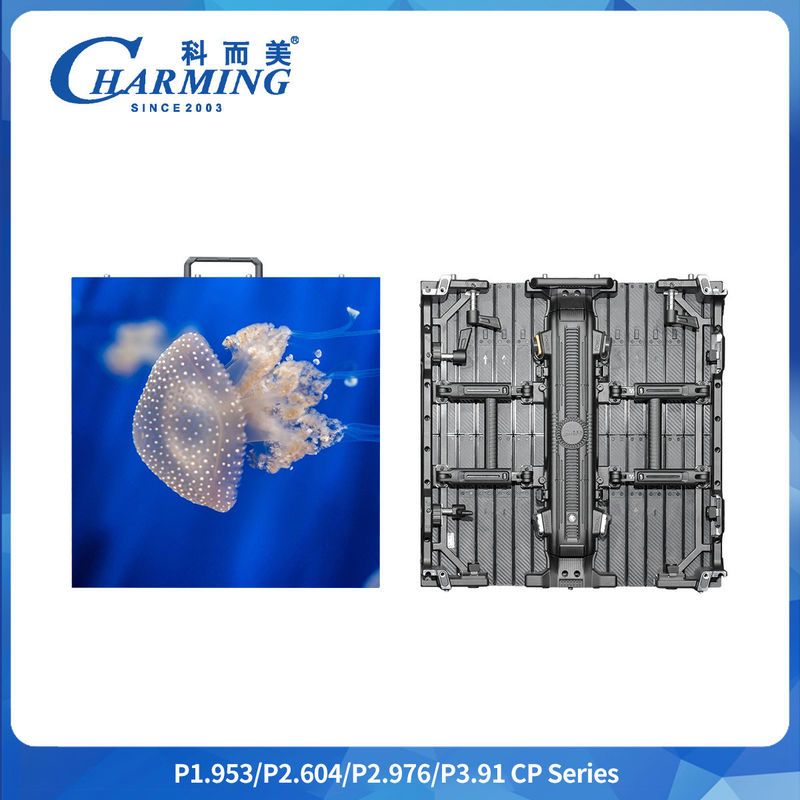 ۷۶۸۰ هرتز ۱۲۰° ۱۰٪ تا ۶۵٪ RH P2.6/2.98 / 3.91 سری CP دیواری ویدئویی LED داخلی با سوکت هواپیمایی