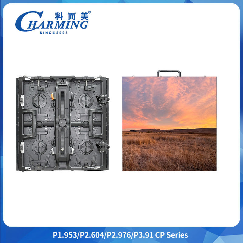 اثر نمایش زیبا P2.6/2.98 / 3.91 سری CP دیوار ویدئویی LED داخلی با یک دست سریع قفل مغز کار
