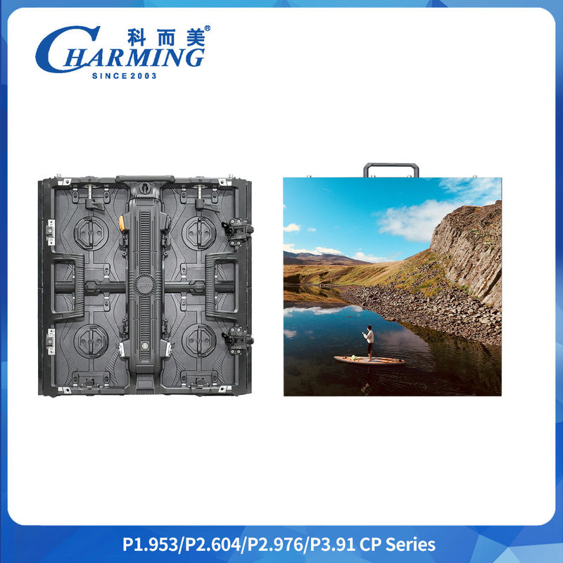 Smd2020 P3.91 رنگ های روشن داخلی انعطاف پذیر LED P2.98 ±10° منحنی سطح بالاتر دیوار ویدئویی P2.6 HD جلوه های تصویری سه بعدی اجاره بزرگ عملکرد تجاری