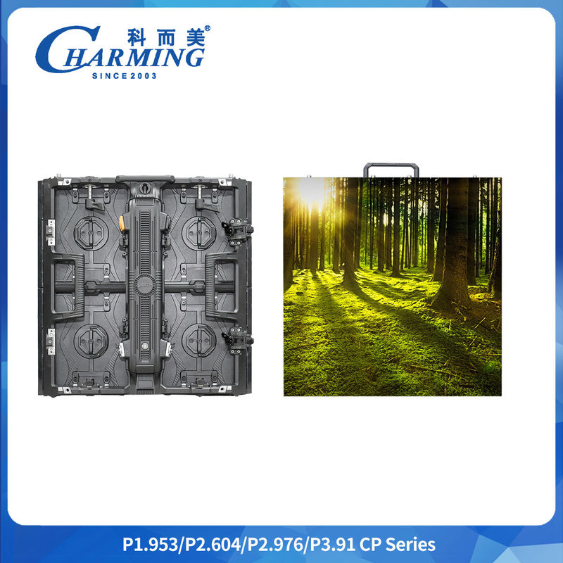 P3.91 اجاره 140° Ad 500*500mm Digital Signage And Displays Panel Smd1921 دیوارهای ویدئویی غول آسا در فضای داخلی برای سالن جشن و رویدادها