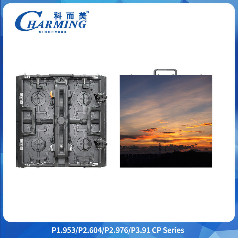 P2.6 اجاره P2.98 P3.91 ویدئو فوق العاده روشن HD صفحه نمایش LED LED پانل داخلی صفحه نمایش انعطاف پذیر LED برای تبلیغات با 7680Hz