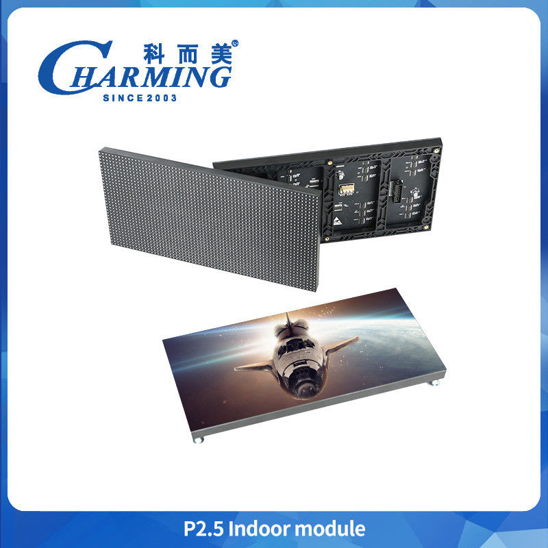 صفحه نمایش ثابت نصب شده LED P2.5 صفحه نمایش ثابت LED 320mmx160mm صفحه دیوار رنگی