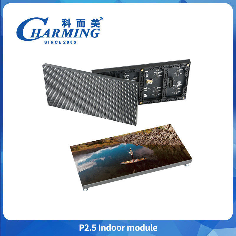 800 سی دی / متر مربع Charming HD P2.5 Indoor Led Modules رنگ کامل بزرگ 16 بیتی P2 P3 P4 P5 تابلو تبلیغاتی ویدئویی داخلی