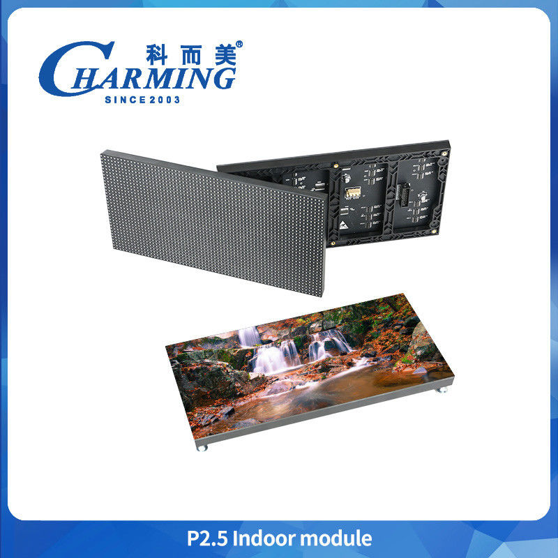 320X160MM صفحه نمایش تبلیغاتی LED 3840 هرتز در فضای داخلی صفحه نمایش تبلیغاتی LED LED ماژول P2.5 در فضای داخلی