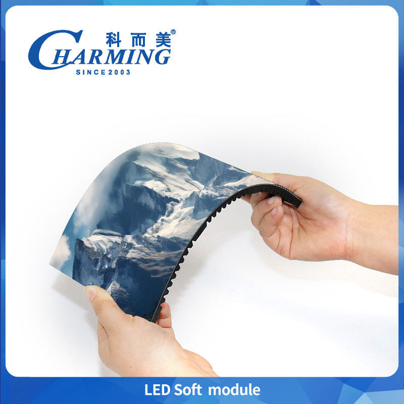 P3 P3.076 P4 ماژول نرم داخلی LED با قدرت کم و گرما کم نصب ثابت برای صفحه موج و صفحه نوار