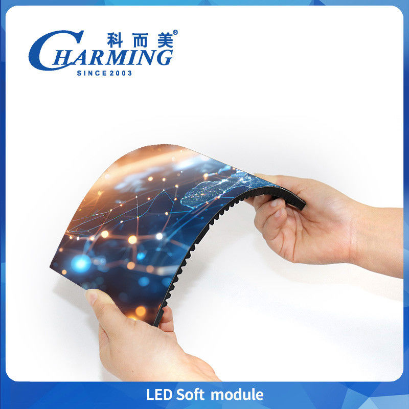تعمیر و نگهداری جلویی سفارشی پانل ماژول LED انعطاف پذیر مغناطیسی P1.86 P2 P2.5 HD صفحه نمایش LED سیلندر برای نمایش خلاق