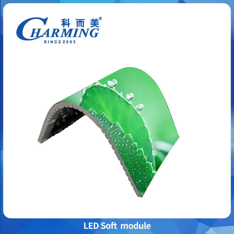 صفحه نمایش داخلی SMD Full Color Led Screen P2 P2.5 P3 P4 پنل انعطاف پذیر LED Rgb Curved Flexible Led Board ماژول LED نرم برای تبلیغات