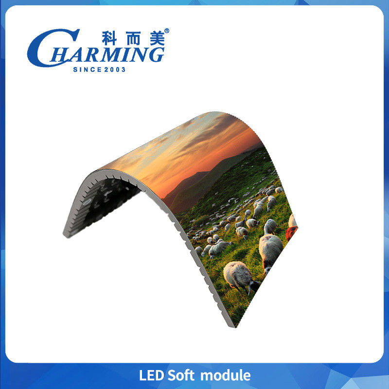 P2/P2.5/P3/P3.076/P4 صفحه نمایش انعطاف پذیر داخلی 320x160mm LED Video Wall 240x120mm صفحه نمایش Led Foldable برای هتل و بار و عروسی