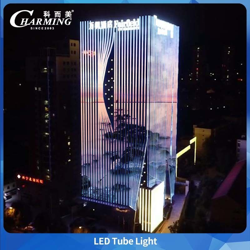 U30 کم قدرت RGBW چراغ لوله LED DMX کنترل برای پروژه های روشنایی بیرونی
