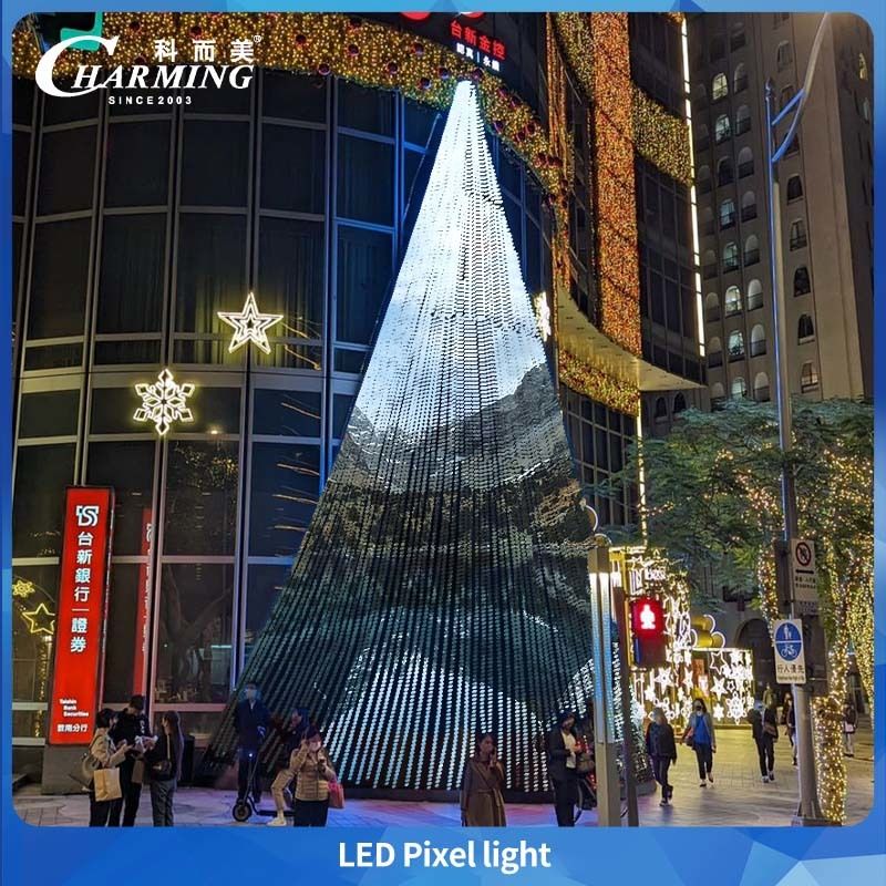 Pixel Light Rgb LED پیکسل های LED 30mm قطر IP66 RGB LED Pixel Light تزئینات داخلی و خارجی روشنایی ساختمان ها پل ها