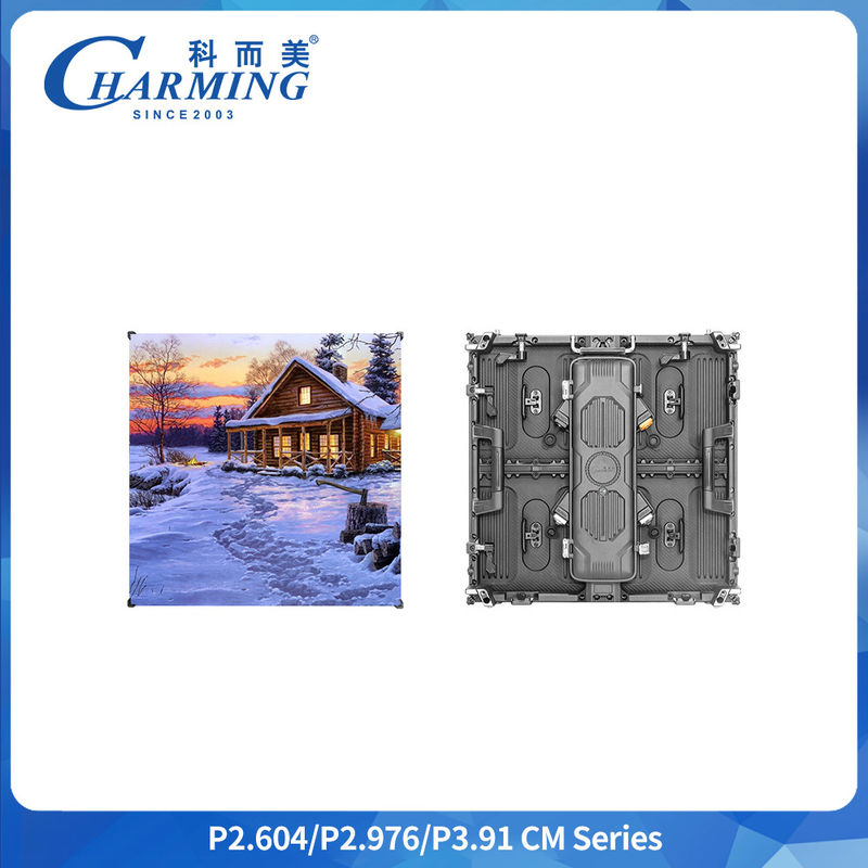 اجاره صفحه نمایش LED در داخل و خارج از خانه صفحه نمایش LED تمام رنگی P3.9 P3.91 دیوار ویدئویی LED 500 * 500mm 500 * 1000mm صفحه نمایش آلومینیوم ریخته شده