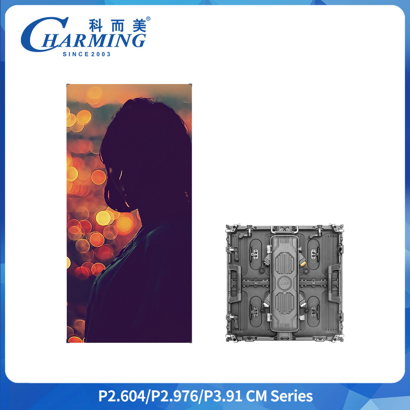 صفحه نمایش LED اجاره ای فضای باز P3.91 با ابعاد 500x500 میلی متر، استاندارد IP65 و روشنایی 4500 کاندلا بر متر مربع