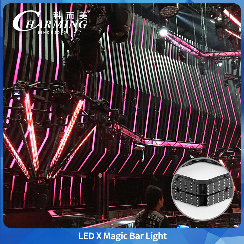 آسان برای جدا کردن و جمع آوری به طول های مختلف محصول جذاب LED X Magic Bar طراحی ماژولار محصول جذاب LED X Magic Bar RGB LED Pixel Bar برای رویداد سرگرمی