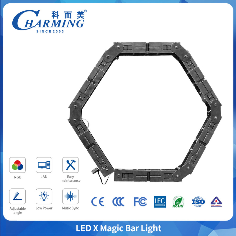 نور جادویی LED X MAGIC BAR با زاویه قابل تنظیم SMD3838 از تولید کننده جذاب برای استفاده در داخل ساختمان