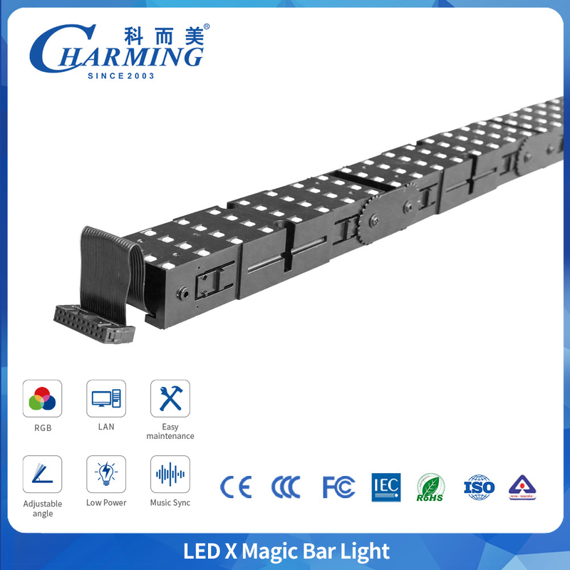 140° زاویه دید PC مواد پوسته ای RGB طول عمر طولانی رنگارنگ چشمگیر LED Magic Bar Light
