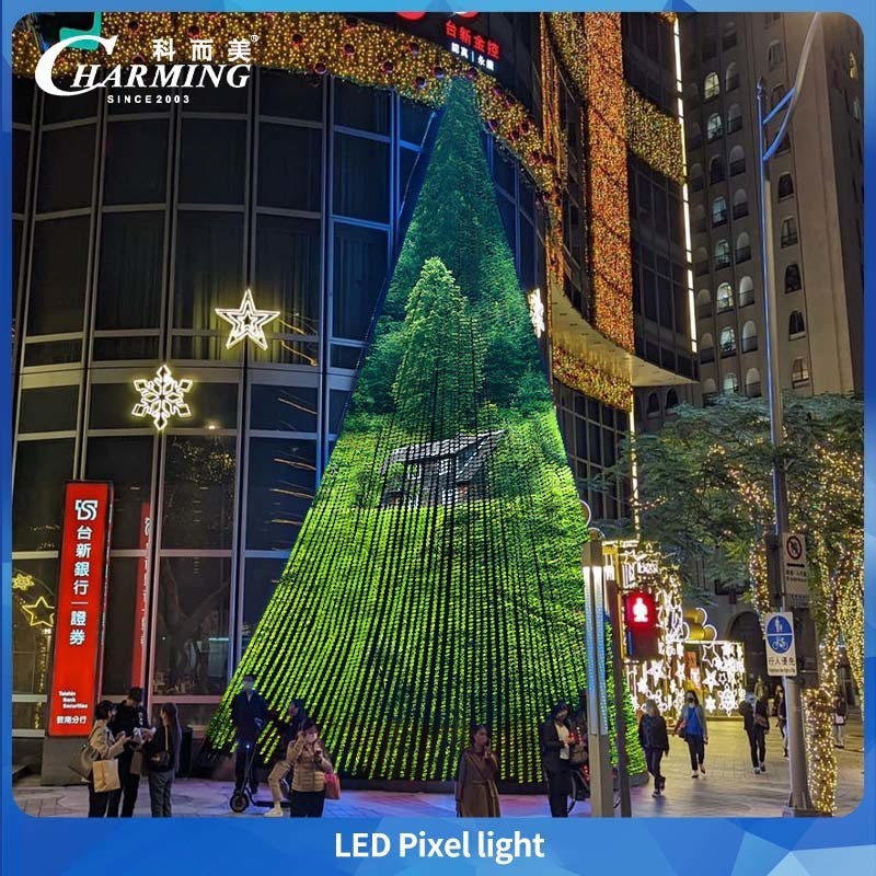 چراغ پیکسل LED نوآورانه و جذاب 2025 CM 30C با روشنایی بالا IP66 RGB برای هتل‌ها و رستوران‌ها