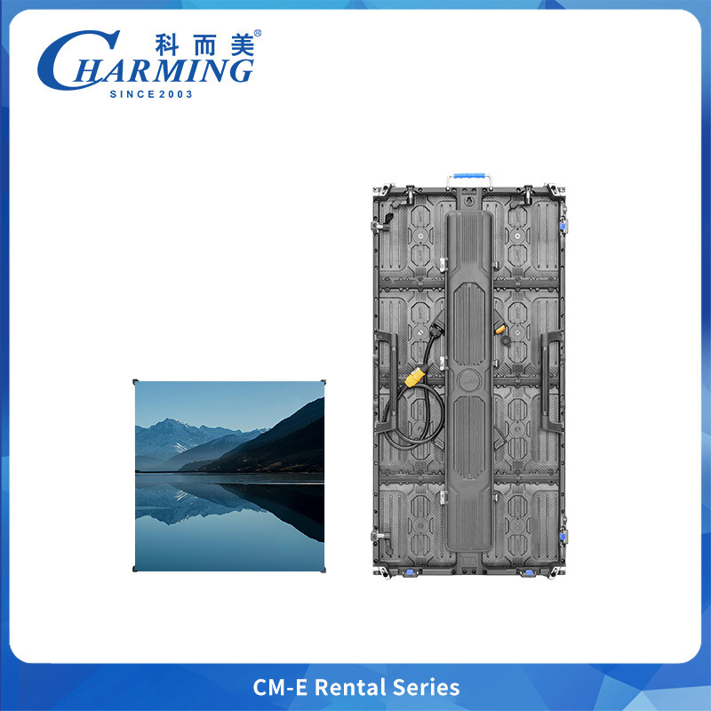 صفحه نمایش LED فضای باز سری CM-E P3.91 با اتصال بدون درز و ادغام سیم برق برای اجاره مهمانی