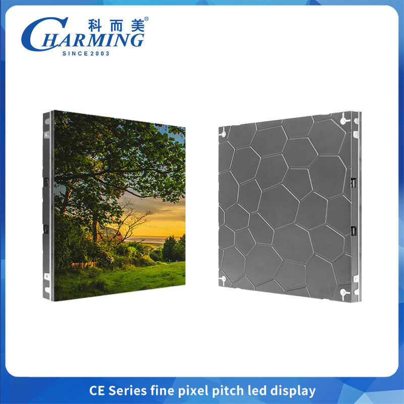 صفحه نمایش LED داخلی کوچک با کابینت آلیومینیوم سبک وزن و صفحه نمایش Ultra HD برای نگهداری جلویی