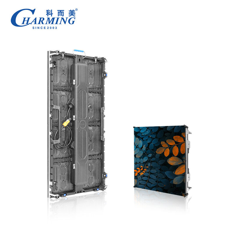 نمایشگر دیواری ویدئویی ال ای دی پررنگ و ضد آب سری CM-EE طراحی شده برای اجاره با کابینت آلومینیوم و جفت گیری دقیق