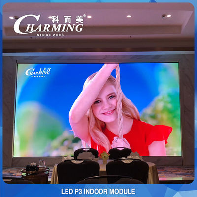 ماژول LED داخلی 16 بیتی ضد ضربه P3 مقاوم در برابر سایش با دوام